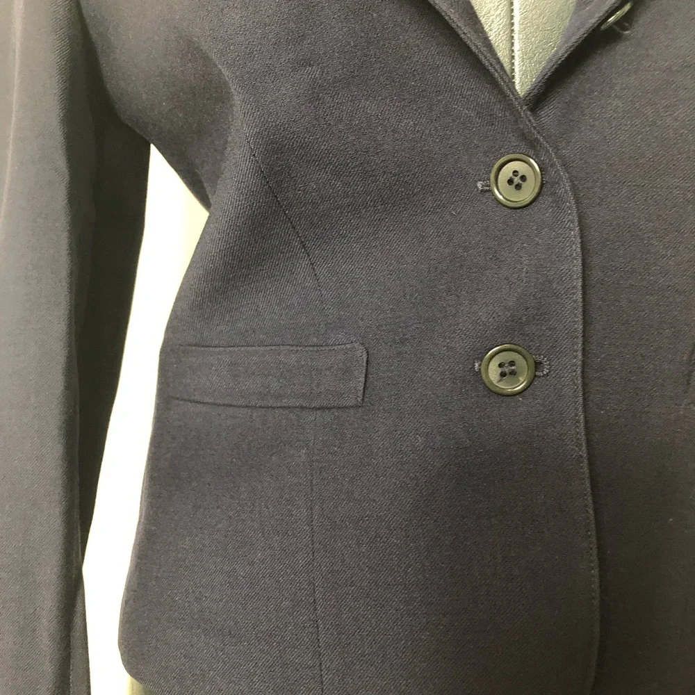 Dior | 100% Wool Navy Career Blazer Christian